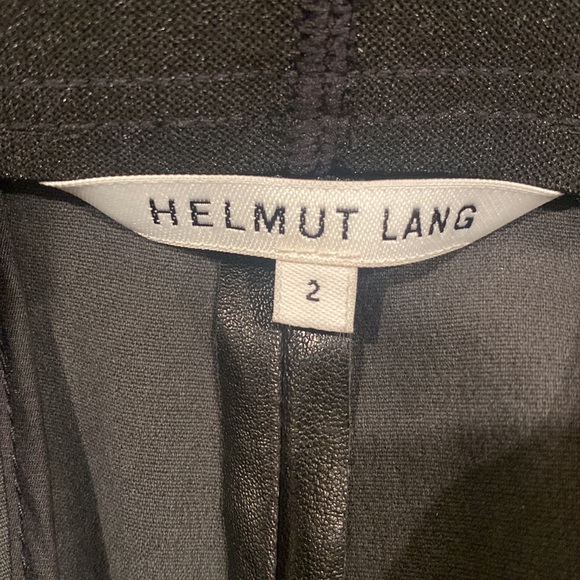 Helmut Lang mini leather skirt. Worn once. - Picture 9 of 9